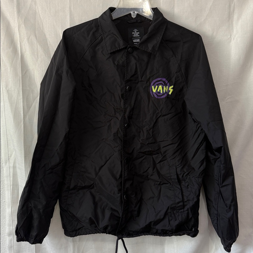 Vans Black Jacket with Purple Logo